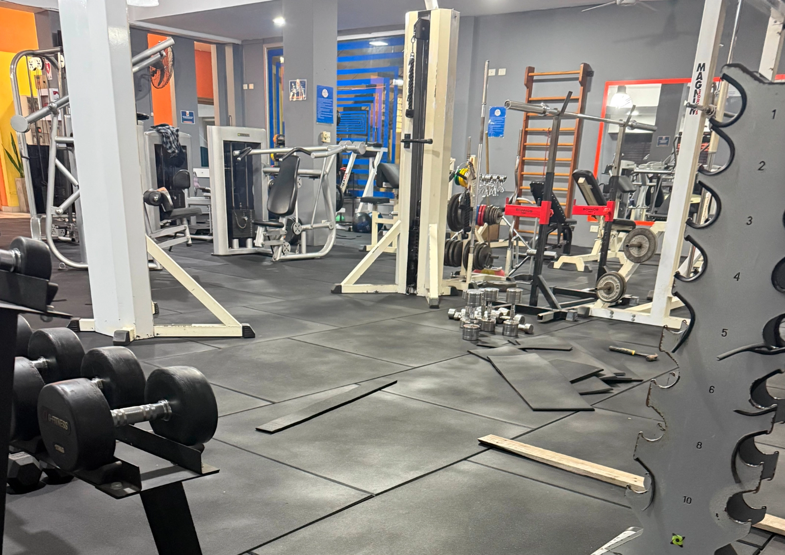 Remodelación gimnasio abclub 5
